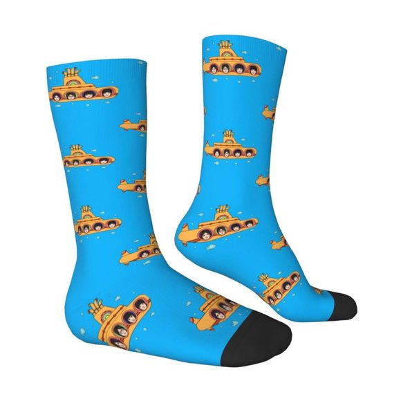 Beatles Yellow Submarine Socks Pair Unisex - Picture 1 of 9